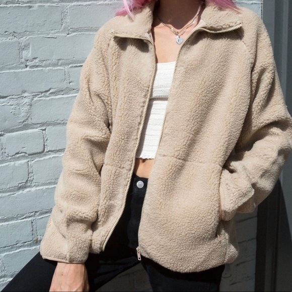 brandy melville Jackets & Blazers - BM Willow Shearling/Teddy Jacket + MYSTERY GIFT!